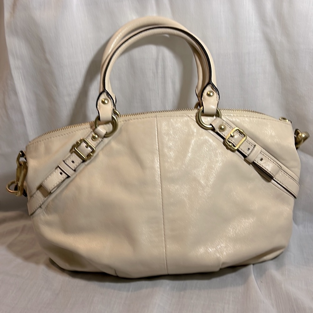 Coach Cream Satchel Bag - Picture 2 of 10